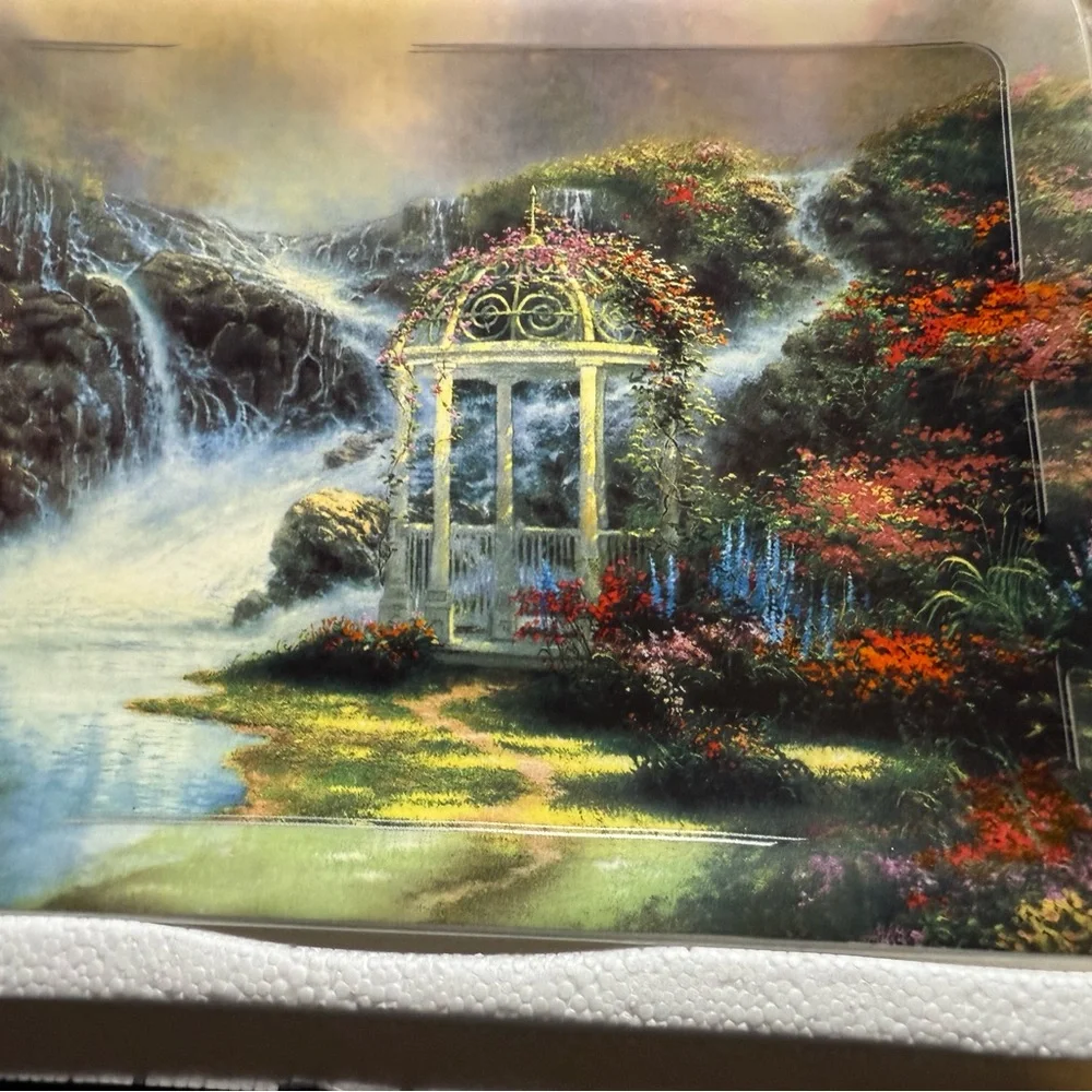 Bradford Exchange Nature's Retreats By Thomas Kinkade Hidden Arbor 1999